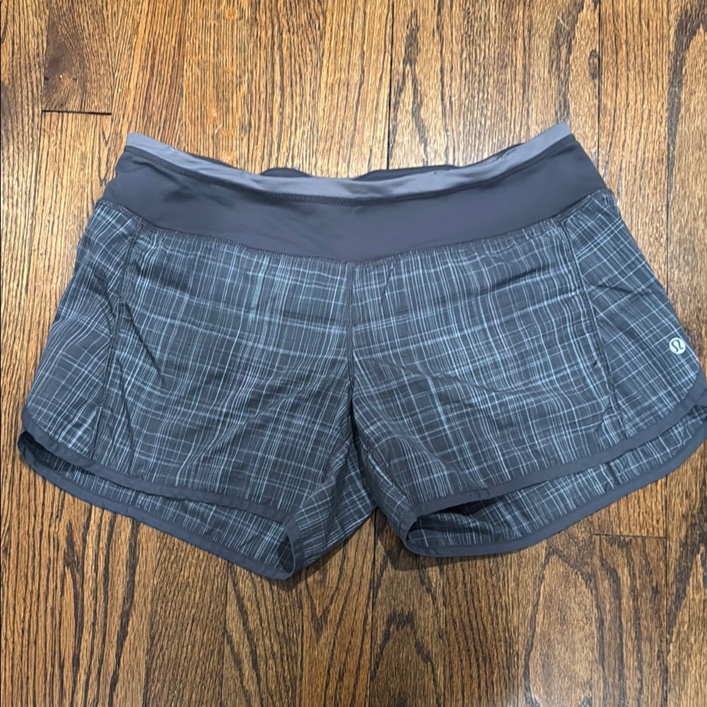 Women's Gray Athletic Shorts- Lululemon size 6